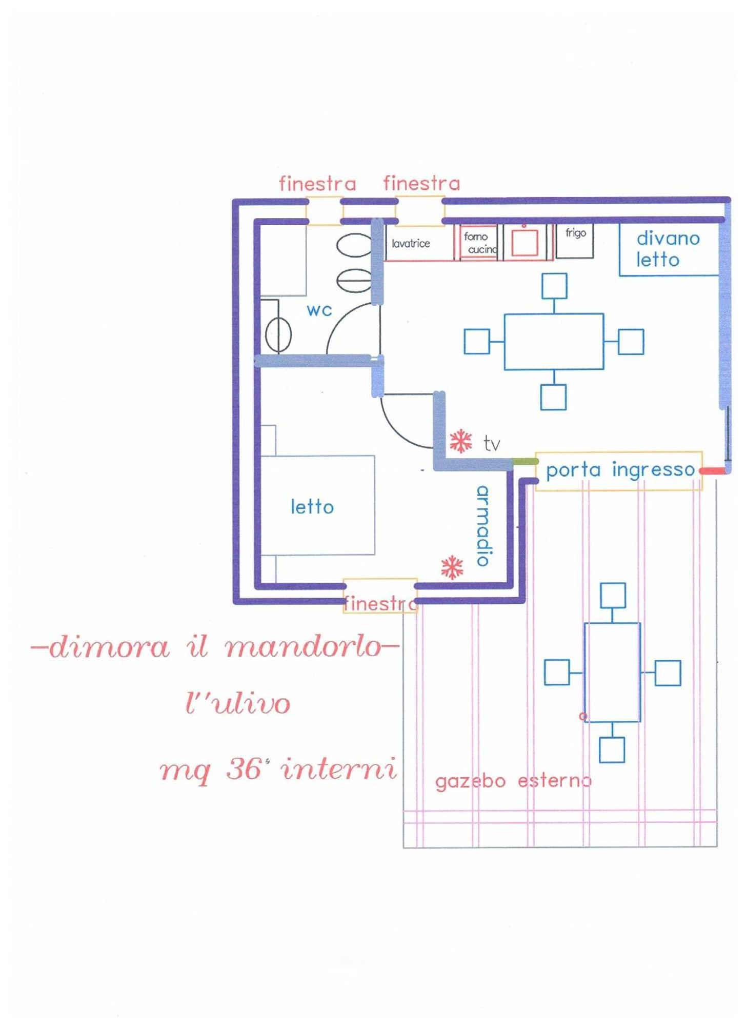 Dimora Il Mandorlo Hotell Ostuni Rum bild